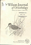 Wilson Journal Of Ornithology