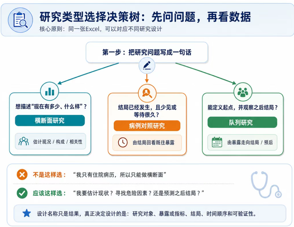 研究类型选择决策树 研究类型选择决策树