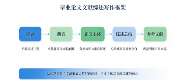 毕业论文文献综述写作框架 毕业论文文献综述写作框架