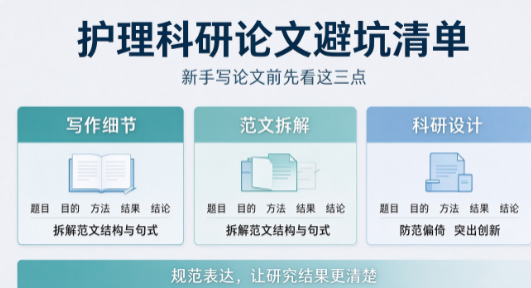 建议收藏!护理科研论文「保姆级」避坑清单(新手写论文前必读) 建议收藏!护理科研论文「保姆级」避坑清单(新手写论文前必读)
